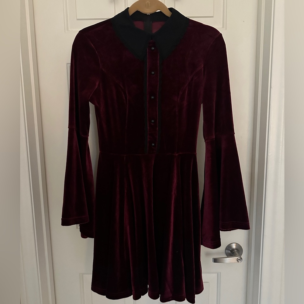 hell bunny velvet dress
